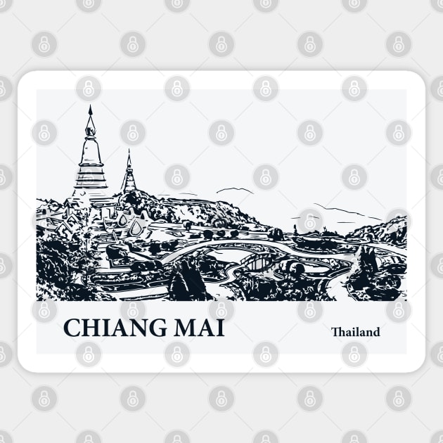 Chiang Mai - Thailand Sticker by Lakeric